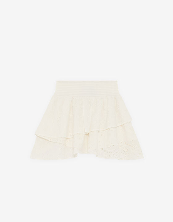 EMBROIDERED SKORT