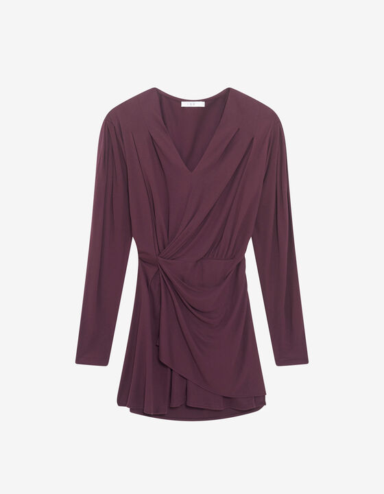 SHORT DRESS WITH LONG SLEEVES