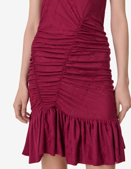 SHORT TEXTURED DRESS