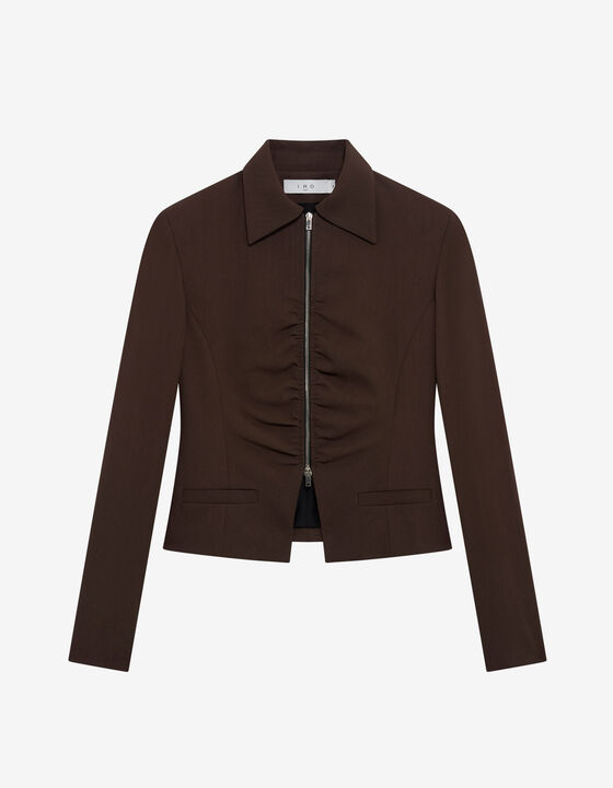 VESTE AJUST&Eacute;E &Agrave; FRONCES