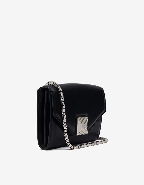 LEATHER POUCH WITH CHAIN