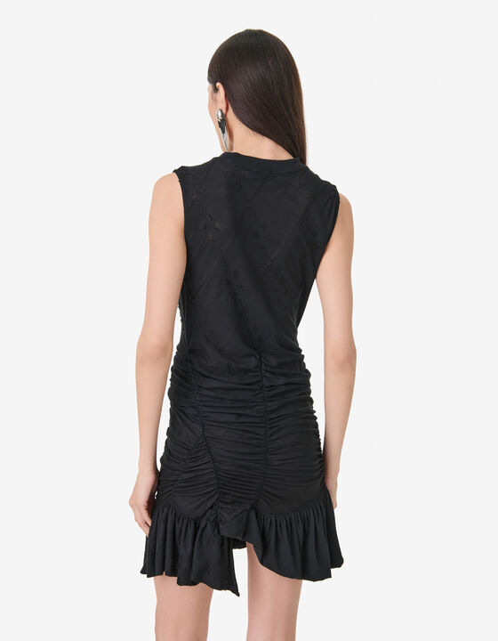 SHORT TEXTURED DRESS