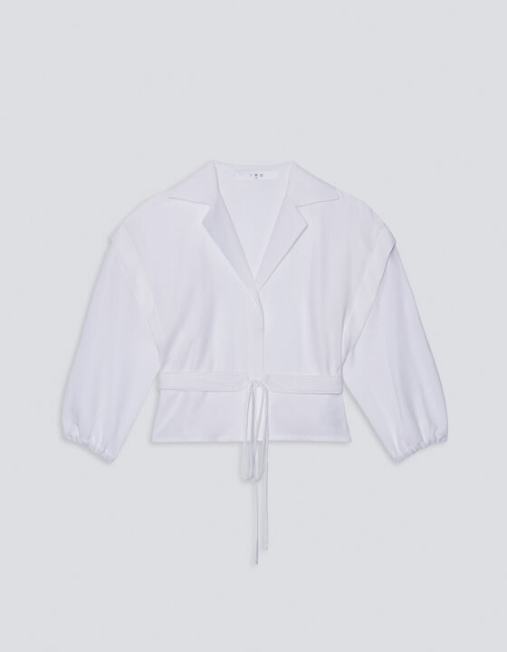 LEAL LOW-NECKLINE BLOUSE