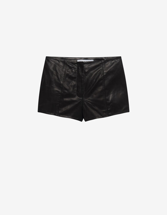 SHORT LEATHER SHORTS