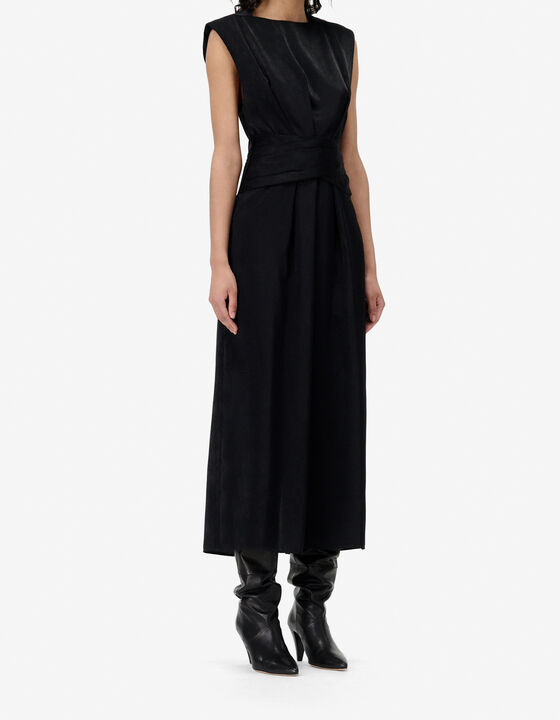 ROBE LONGUE PLISS&Eacute;E