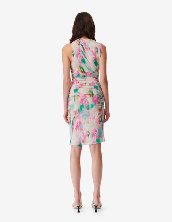 PRINTED JERSEY DRESS
