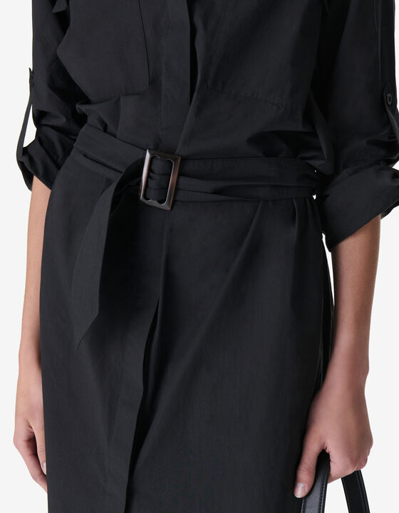 LONG POPLIN DRESS