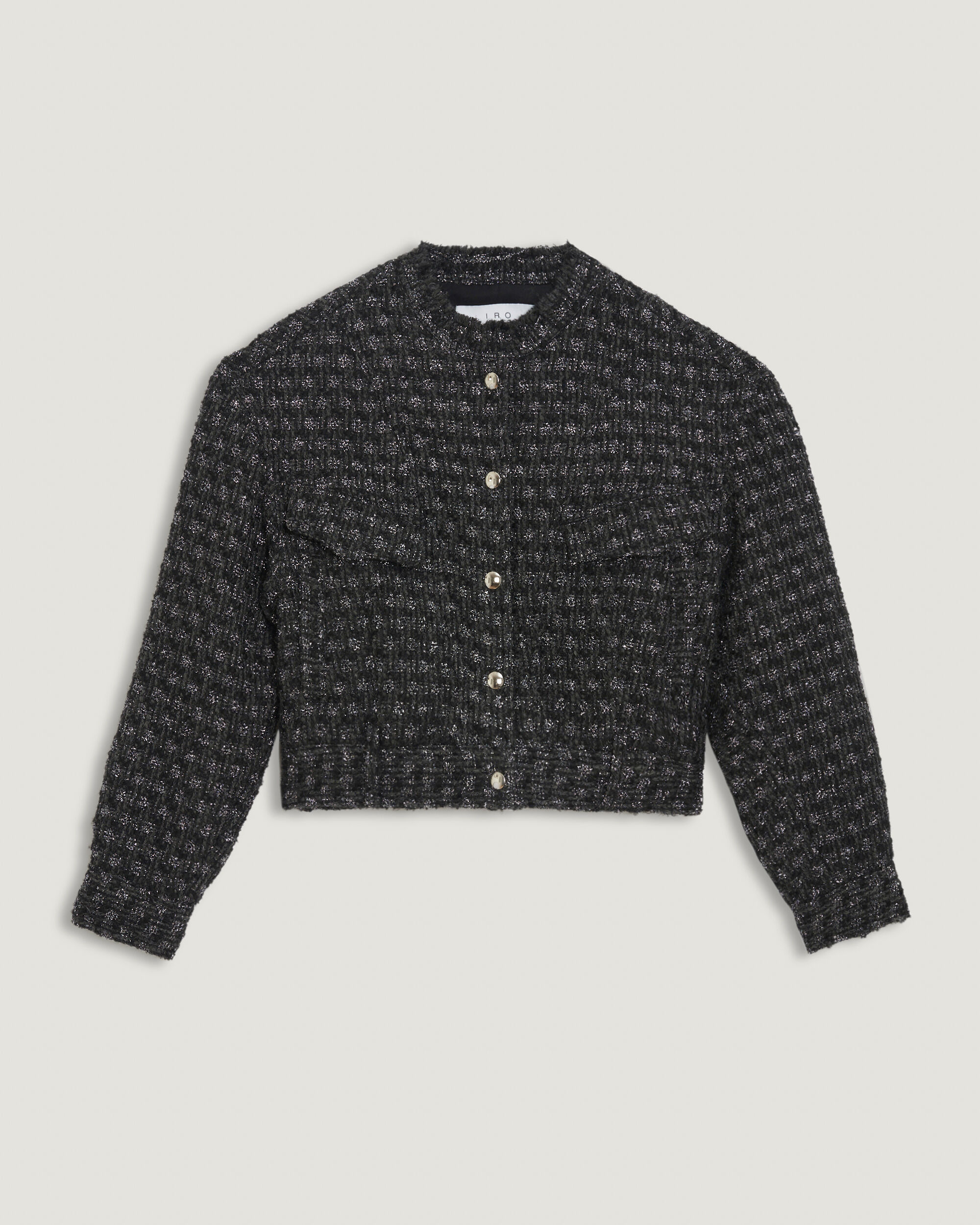 iro black tweed jacket