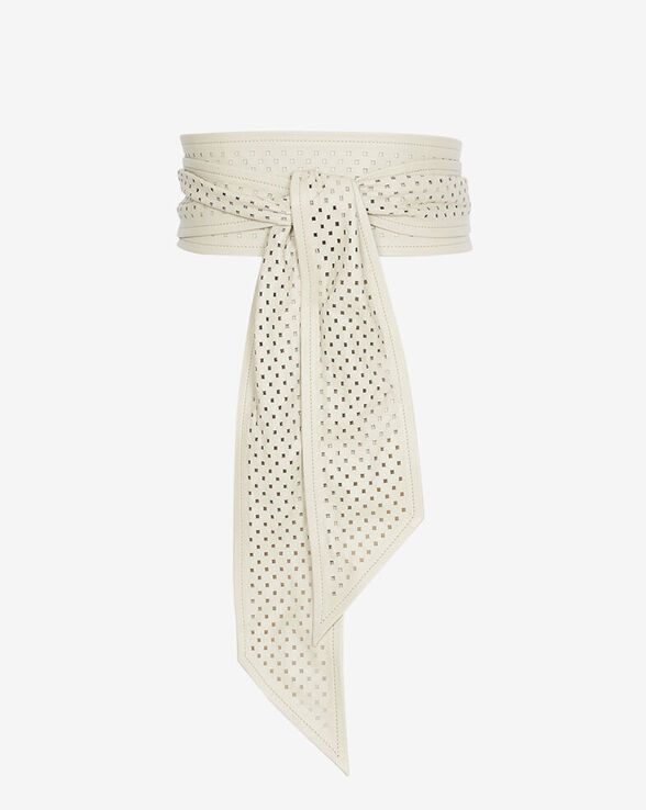 NERA CUT LEATHER BELT