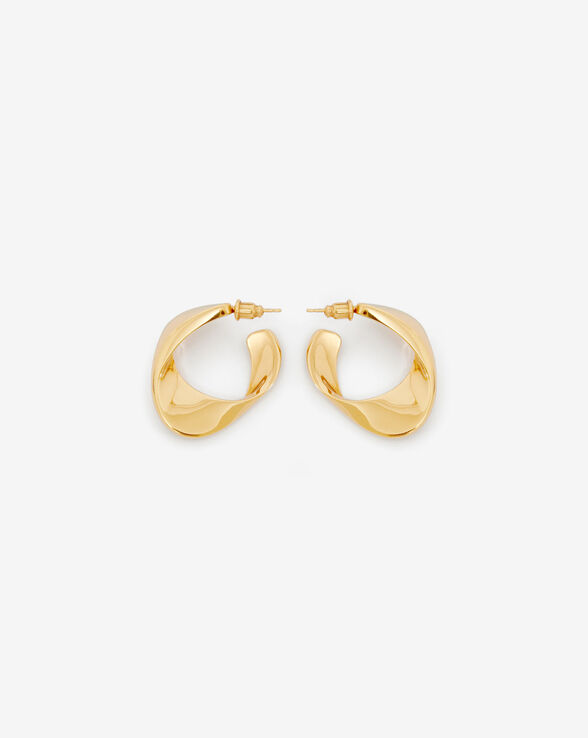 VOLUTE LOOP EARRINGS