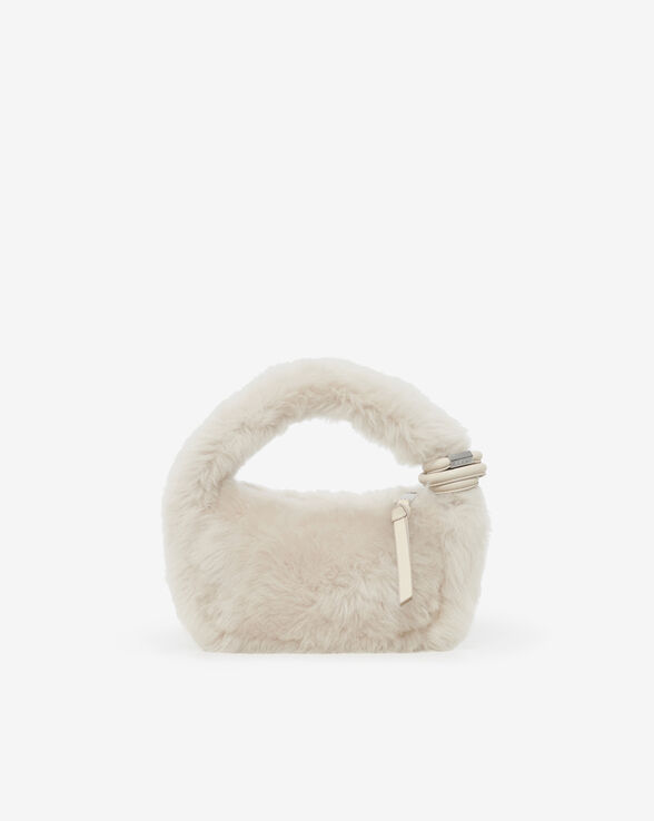 NOUÉ BABY FLUFFY LEATHER BAG