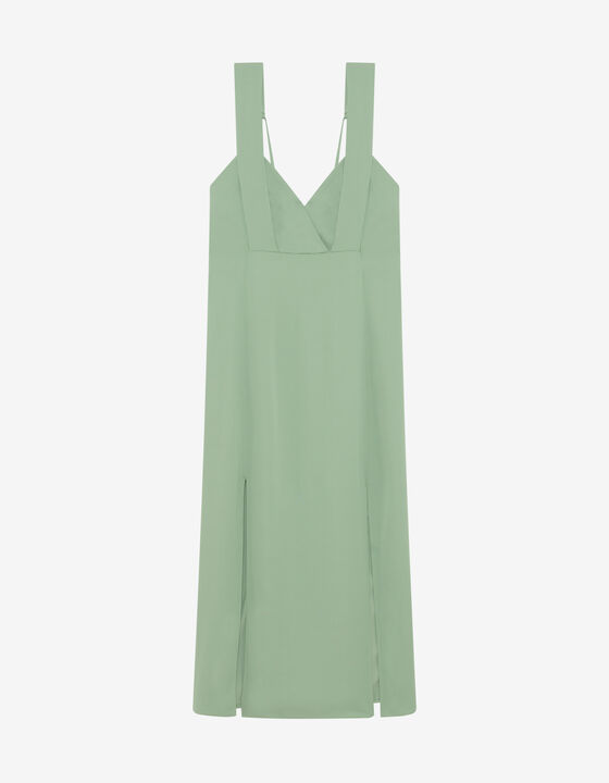 STRAPLESS MIDI DRESS