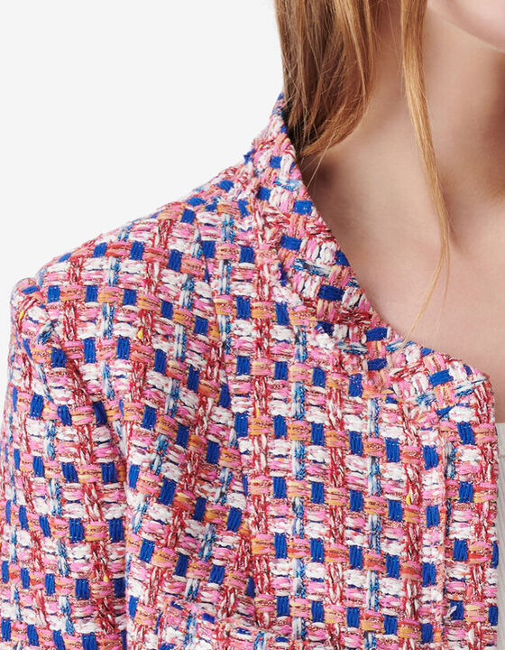 MULTICOLORED TWEED JACKET