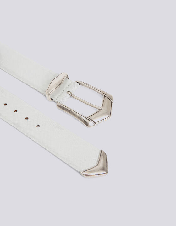 TULPA WIDE LEATHER WESTERN BUCKLE BELT