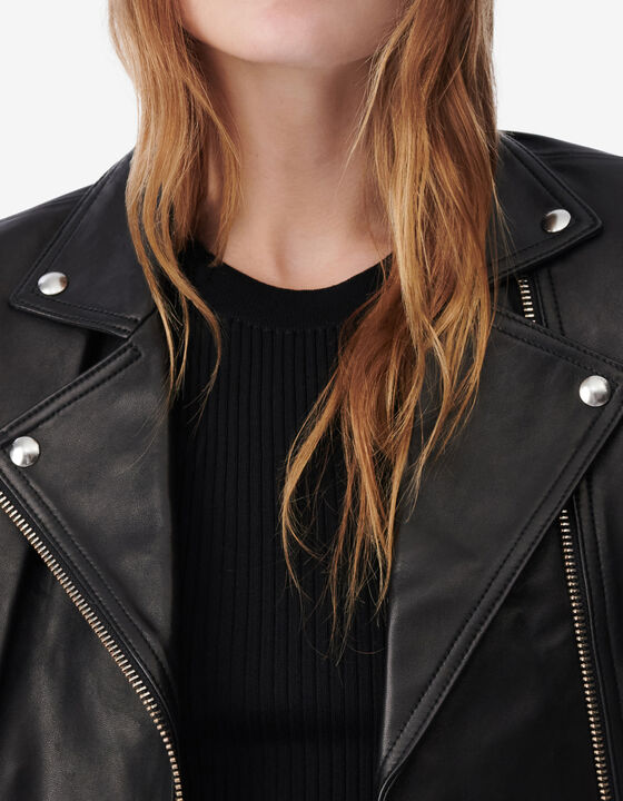 VESTE EN CUIR