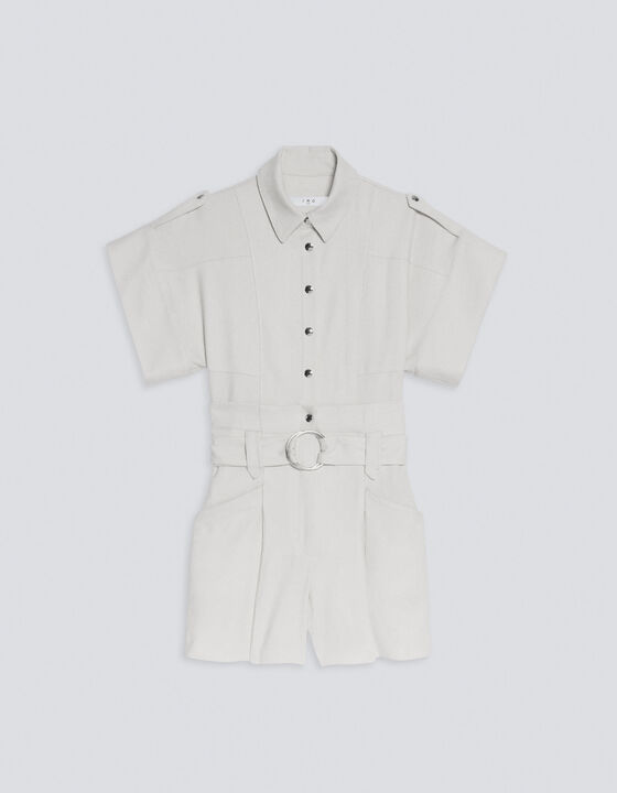 MAJA BELTED ROMPER