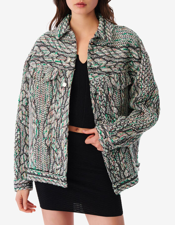 OVERSIZED TWEED JACKET