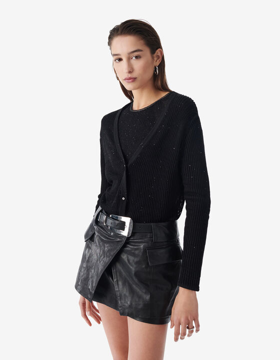 SEQUIN CARDIGAN