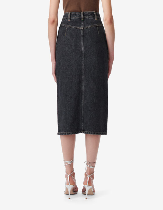 LONG DENIM SKIRT