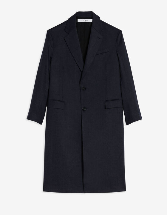 MANTEAU LONG &Agrave; RAYURES