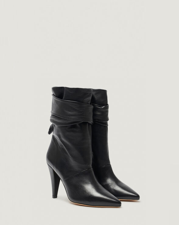NORI LEATHER ANKLE BOOTS