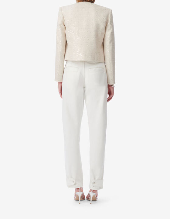 CROPPED TWEED JACKET