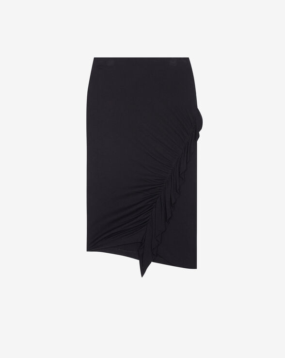 ALBERTA FITTED RUFFLED SKIRT