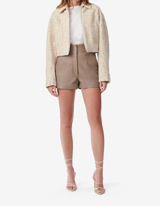 CROPPED TWEED JACKET