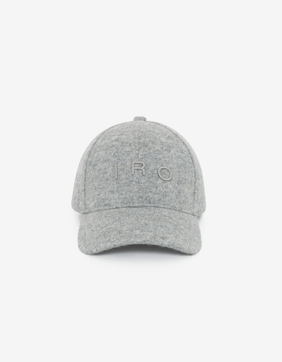 CASHMERE EMBROIDERED CAP