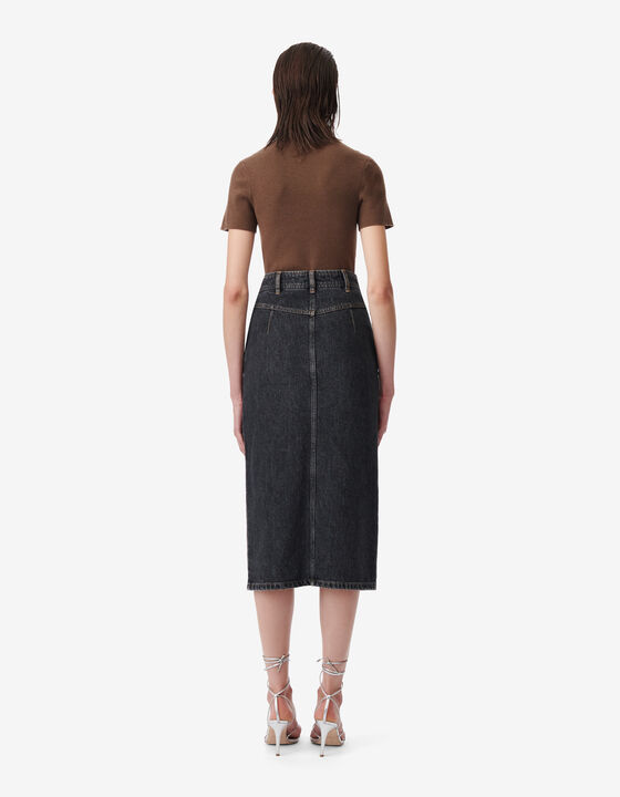 LONG DENIM SKIRT