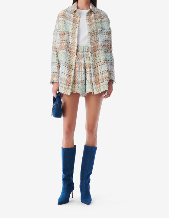 SHORT RACCOURCI EN TWEED