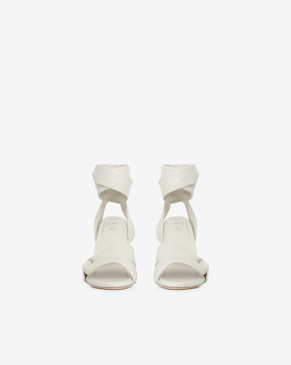 DYDLEEN DRAPE LEATHER SANDALS