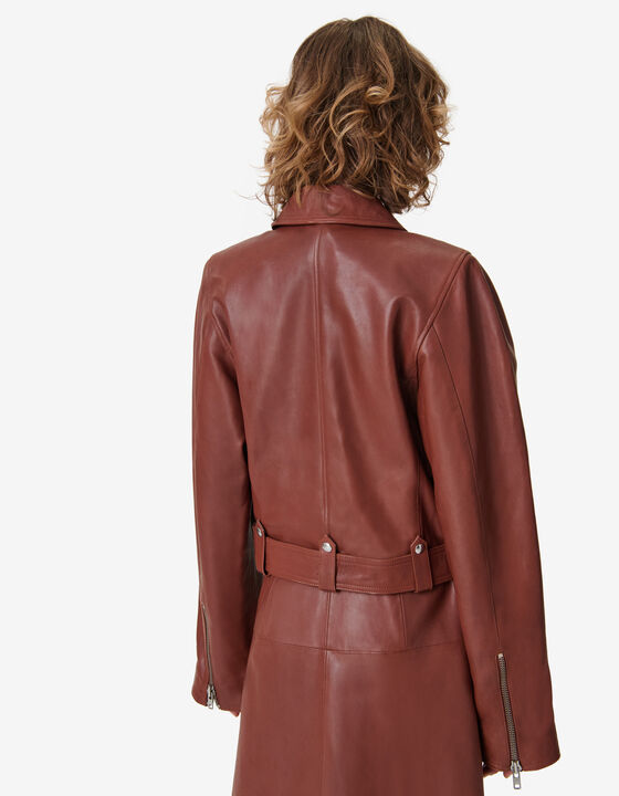 BOXY LEATHER JACKET