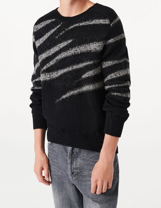 ZEBRA WOOL SWEATER