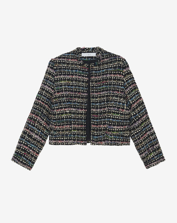 JUANE MULTICOLORED TWEED JACKET