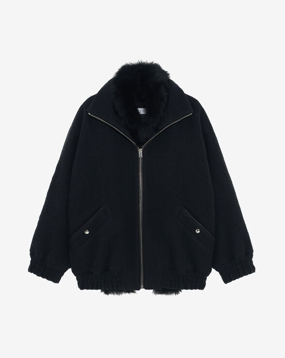 LIZ BI-MATERIAL JACKET