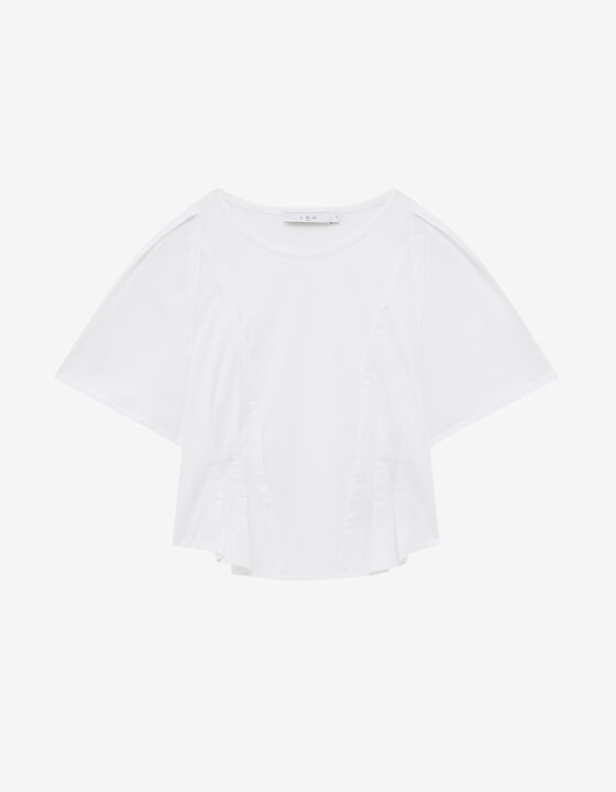 T-SHIRT &Agrave; COL ROND RAGLAN