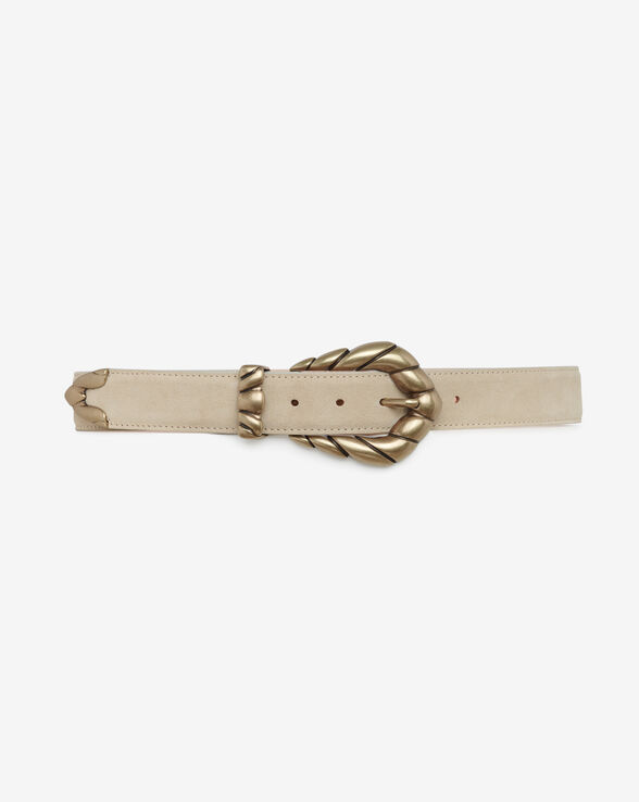 EMBELLA SUEDE LEATHER BELT