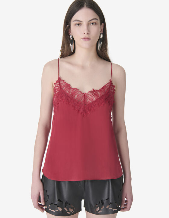 SILK AND LACE CAMISOLE