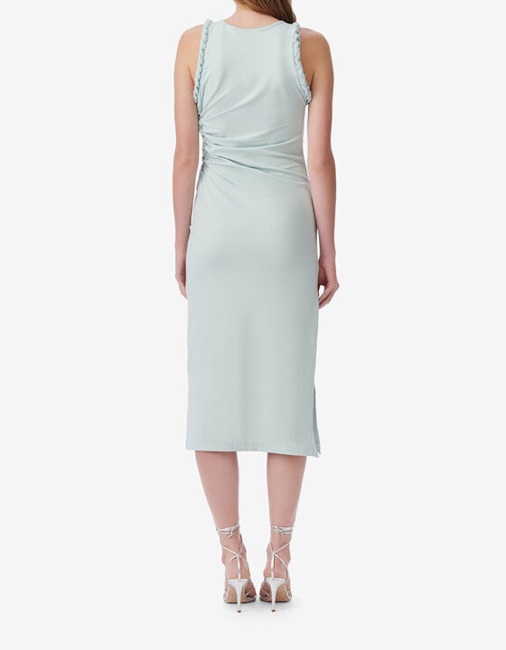CUT-OUT JERSEY MIDI DRESS