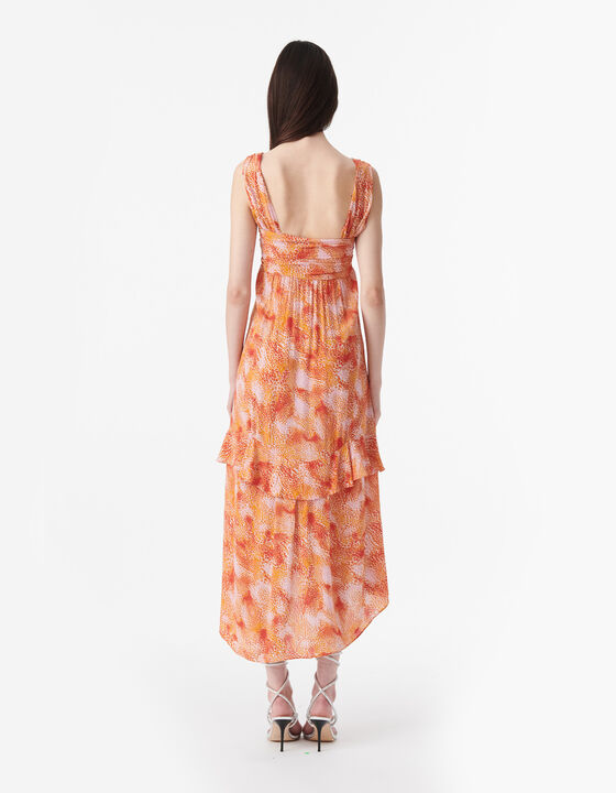 LONG PRINTED DRESS