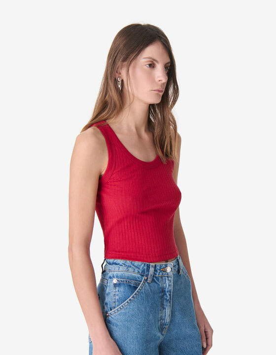 RIBBED TANK TOP