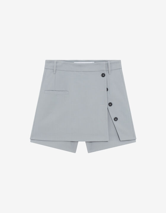 JUPE-SHORT &Agrave; BOUTONS