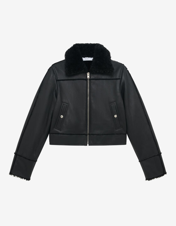 CROPPED LEATHER JACKET