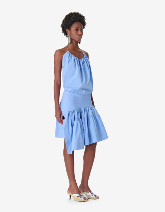 ROBE DOS NU &Agrave; VOLANTS