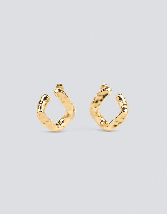 AHMAN GOLD-TONED EARRINGS