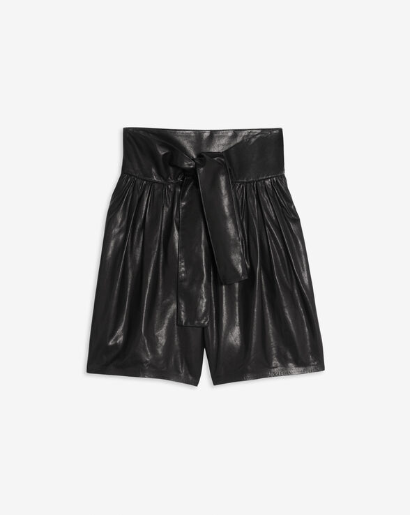 MELODY LEATHER SHORTS