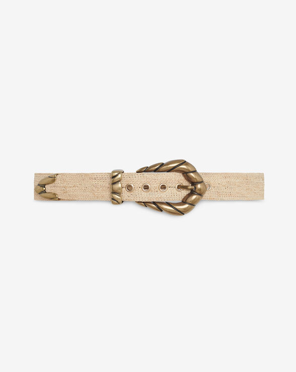 CEINTURE EMBELLA RAFFIA