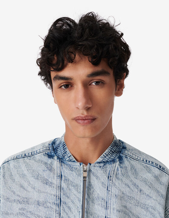DENIM BOMBER