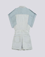 LANDEMON BICOLOUR DENIM JUMPSUIT image number null